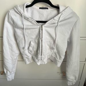 Brandy White Zip Up